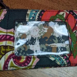 Vera Bradley coin, I.D. and key purse.